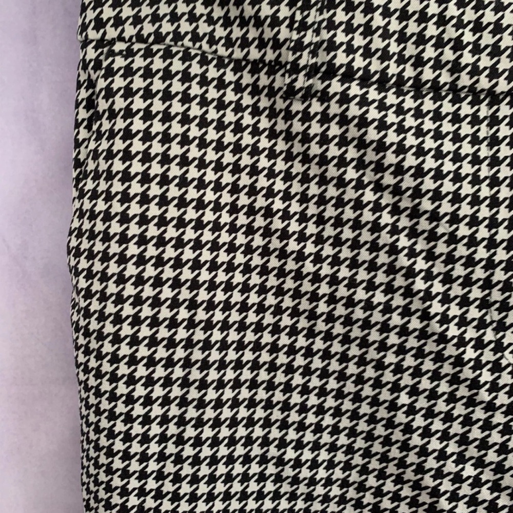 Cynthia Rowley Black and White Houndstooth Pants, Sz: 8 - Picture 4 of 6